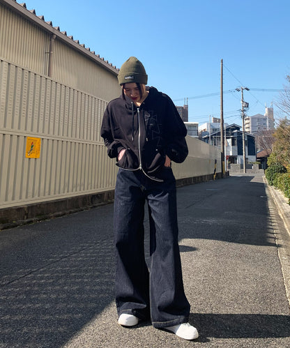 デザインポケットデニムパンツ