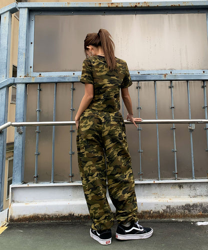 ハートワンポイントロゴ刺繍セットアップ