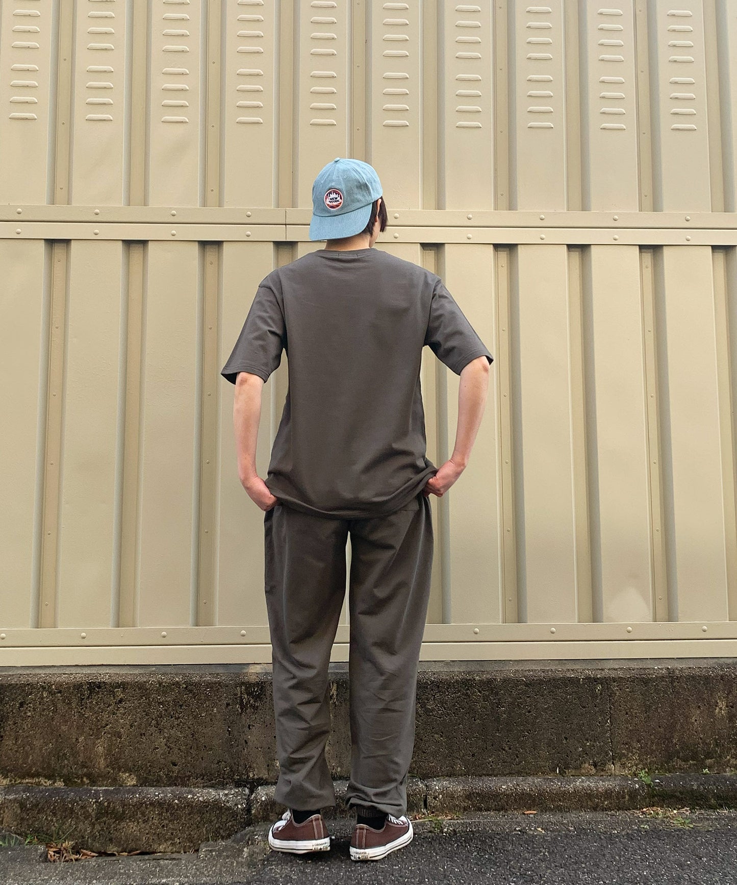 ハートワンポイントロゴ刺繍セットアップ