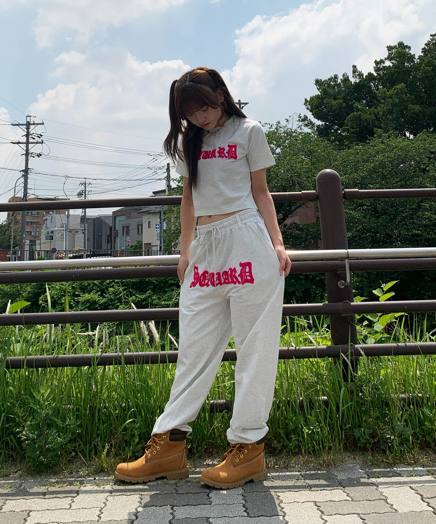 グリッターラメサガラ刺繍セットアップ