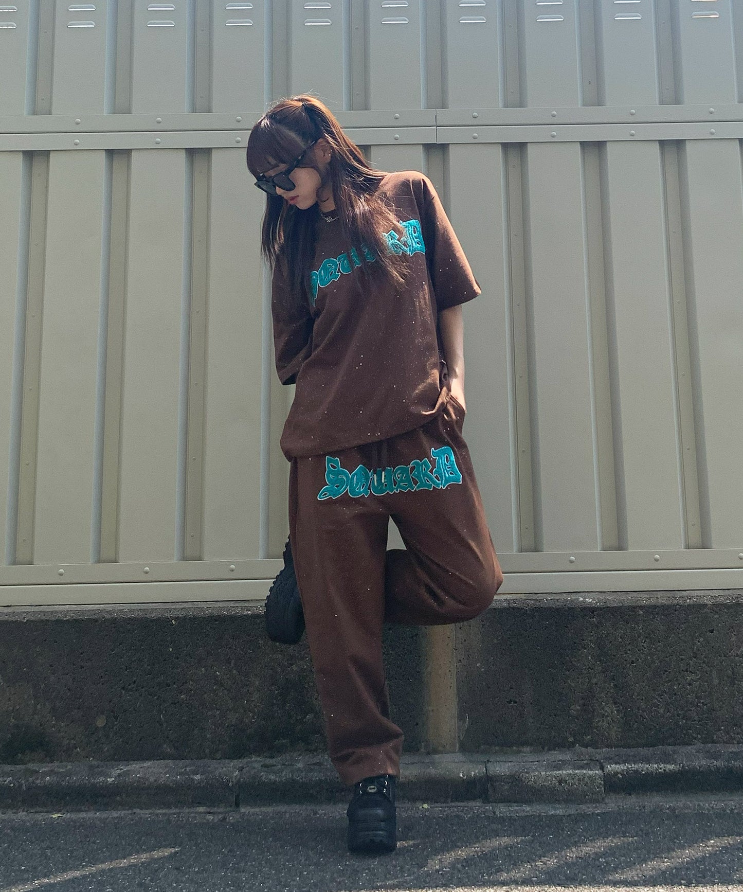 グリッターラメサガラ刺繍セットアップ