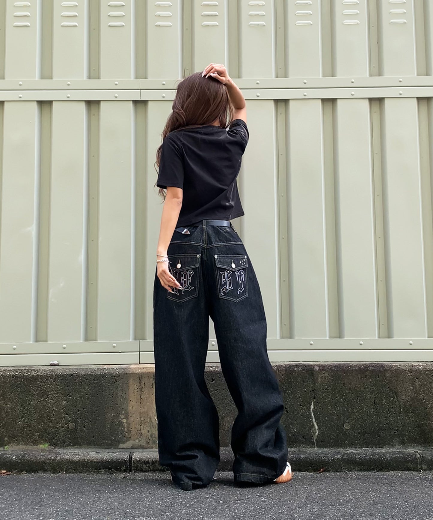 Ⅰ♥ME　サガラ刺繍Tシャツ