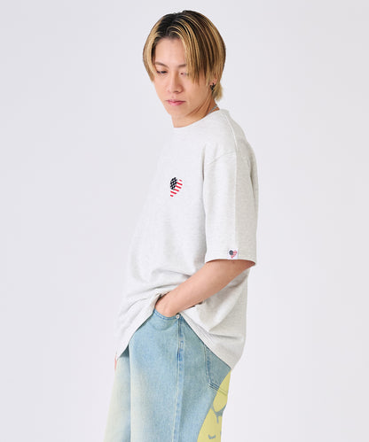 ハート刺繍Tシャツ