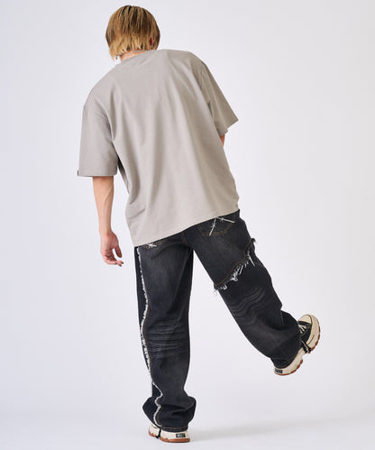 ハート刺繍Tシャツ