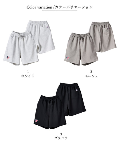 ハート刺繍ショートパンツ