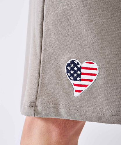 ハート刺繍ショートパンツ