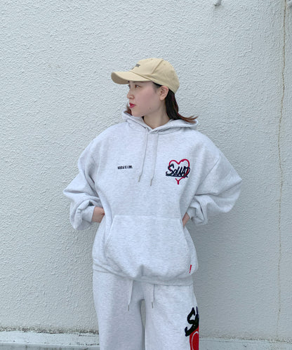ハートサガラ刺繍セットアップ