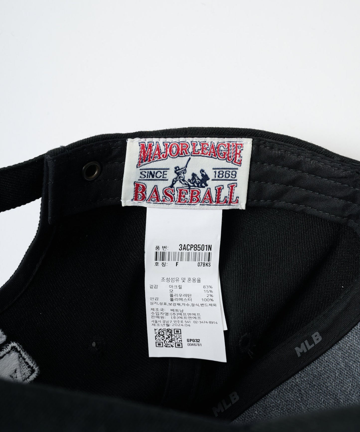【日本未発売商品】MLB Korea ダイヤモンド刺繍ロゴパッチベースボールキャップ