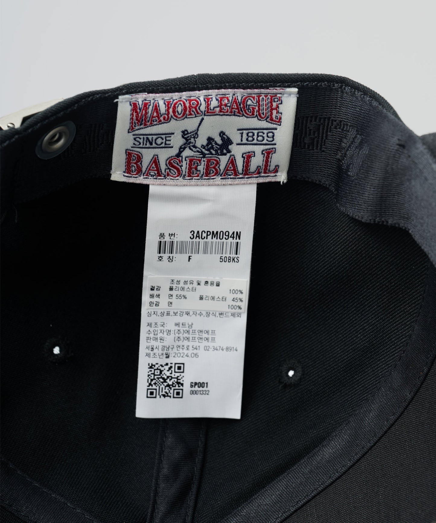 【日本未発売商品】MLB Korea ダイヤモンドモノグラムベースボールキャップ