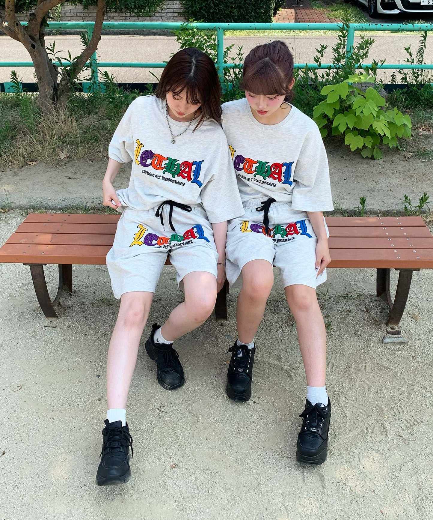 サガラ刺繍セットアップ