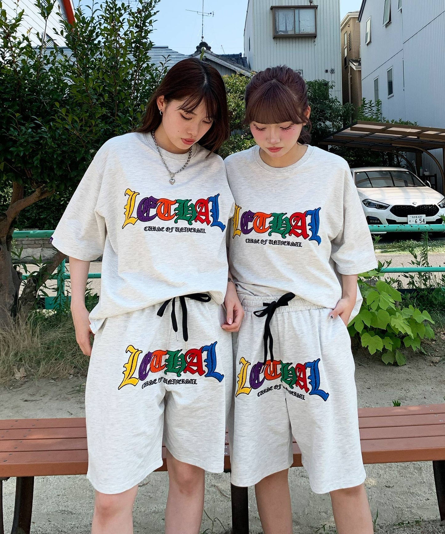 サガラ刺繍セットアップ
