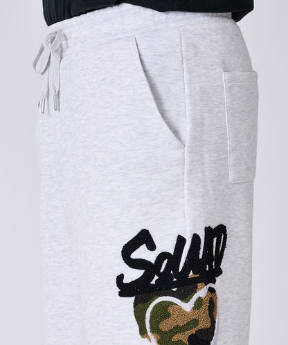 ハートサガラ刺繍パンツ