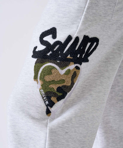 ハートサガラ刺繍パンツ