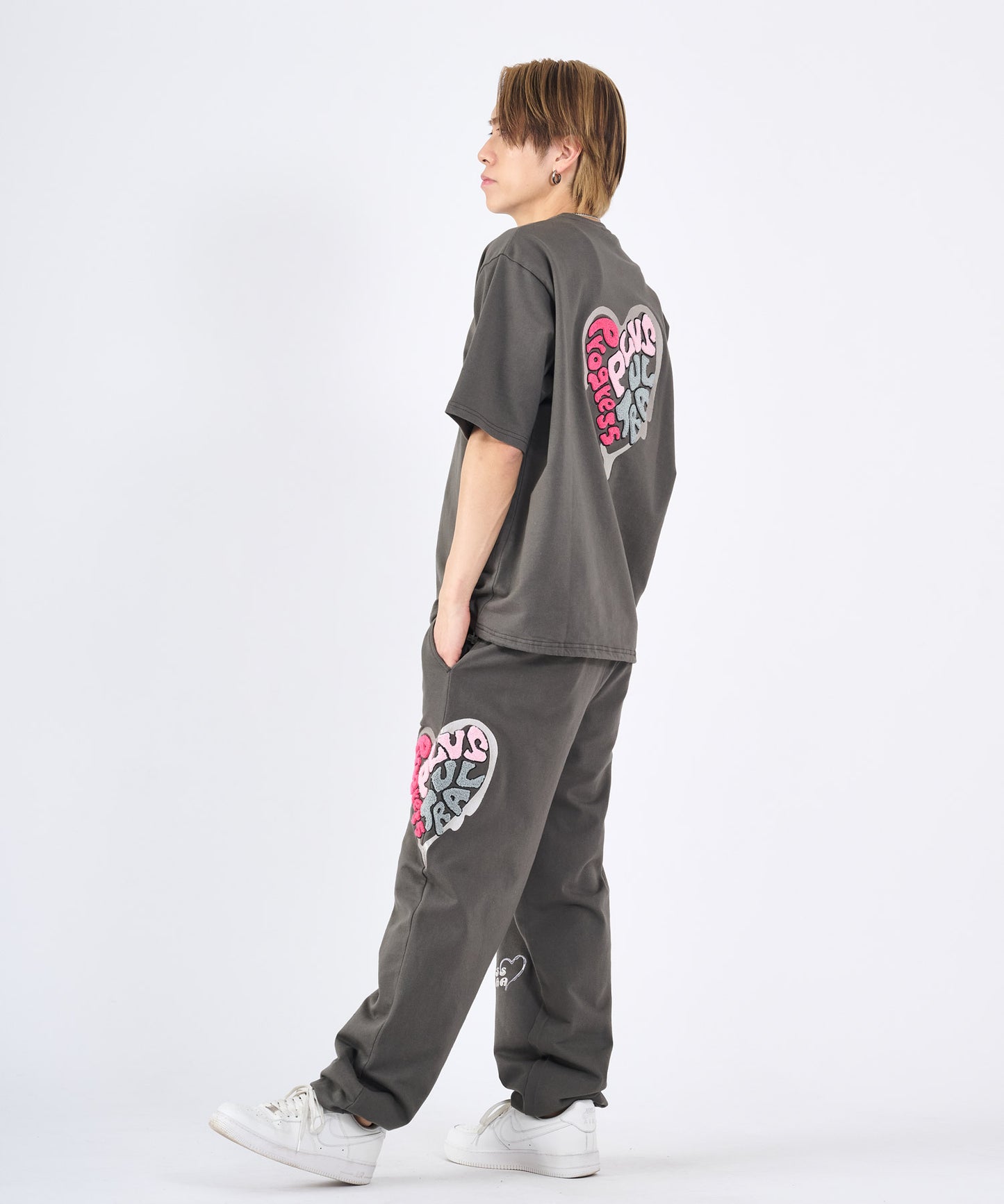 ハートサガラ刺繍セットアップ