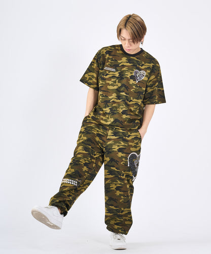 ハートサガラ刺繍セットアップ