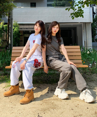 ハートサガラ刺繍セットアップ
