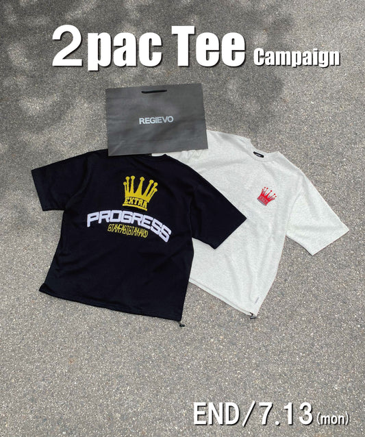 【2着で7,980円】Last Summer Special Vol.6 クラウンサガラ刺繍半袖Tee