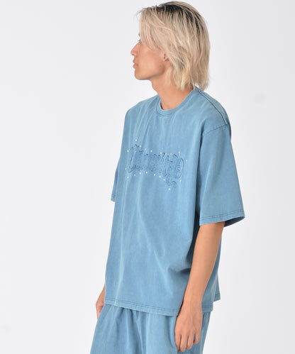 アップリケ半袖Tシャツ