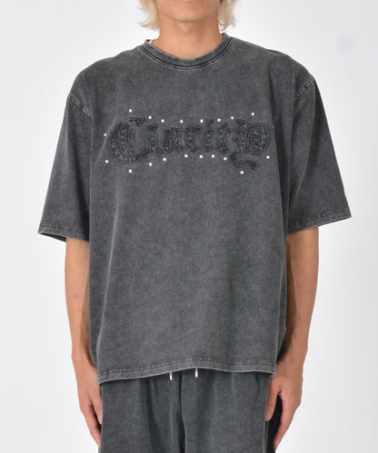 アップリケ半袖Tシャツ