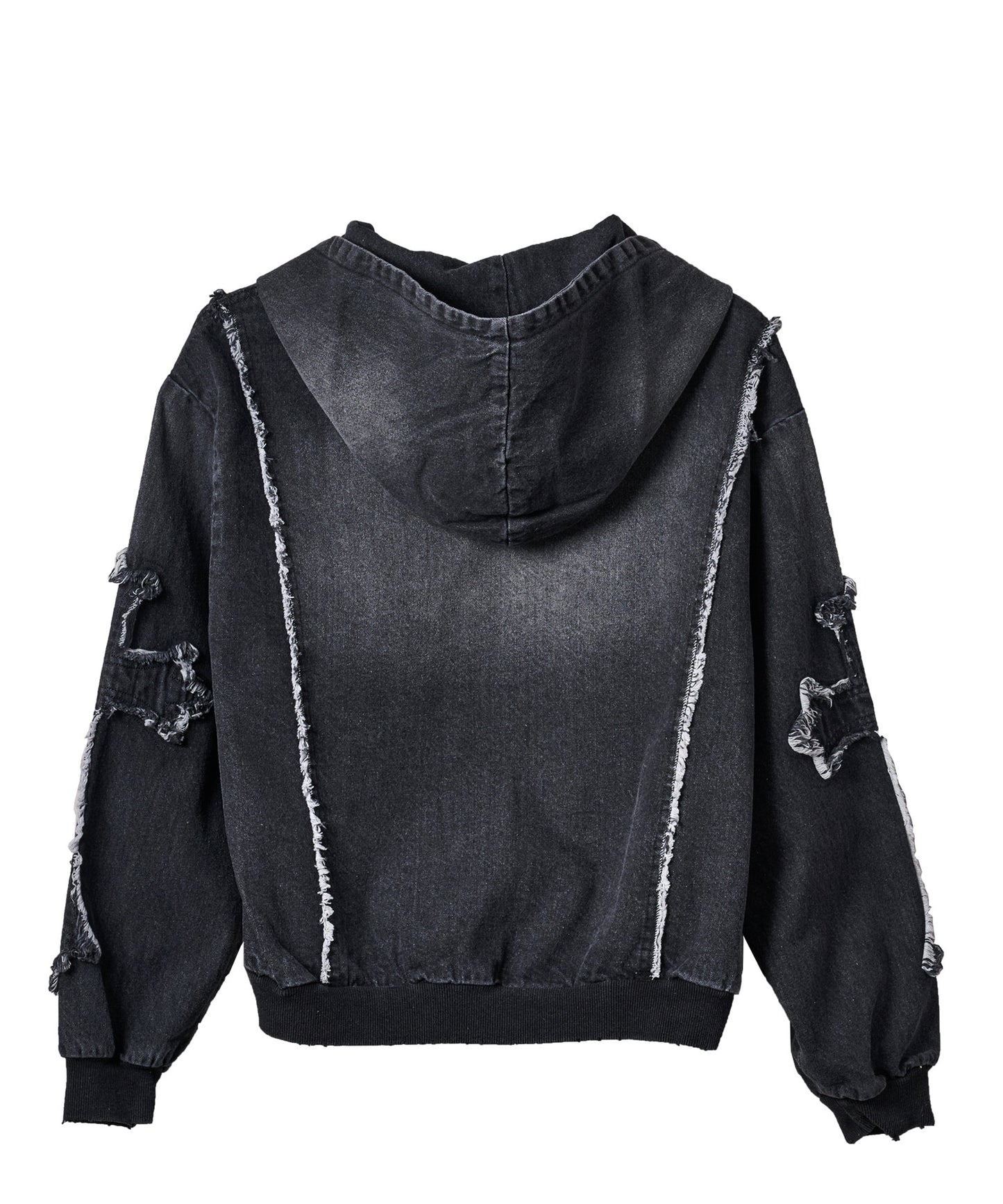 クロスフリンジZIPパーカー