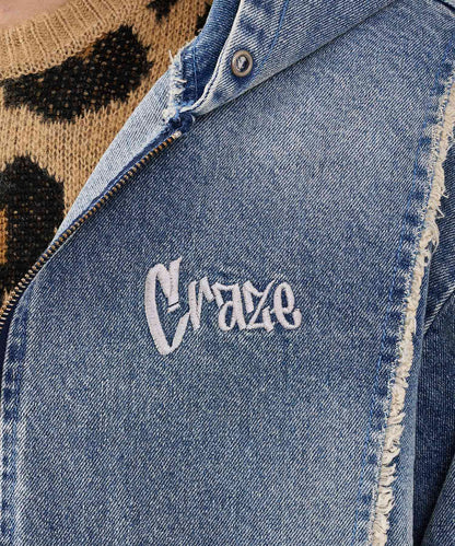 クロスフリンジZIPパーカー