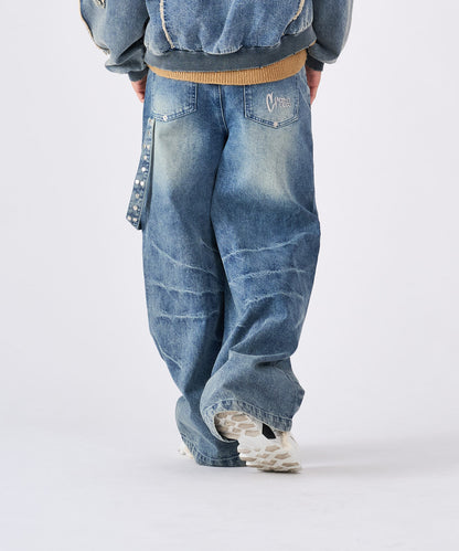 デザインバギーパンツ