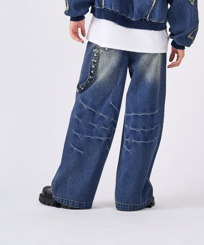 デザインバギーパンツ