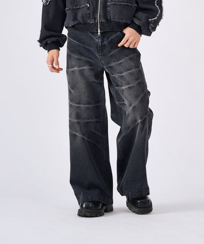 デザインバギーパンツ