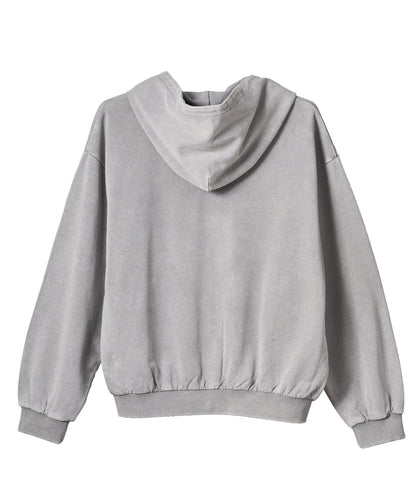 スタッズHOTFIXアップリケZIPパーカー