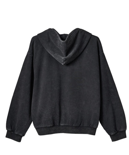 スタッズHOTFIXアップリケZIPパーカー