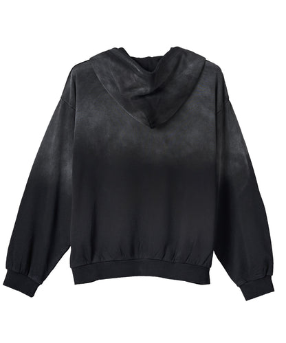 スタッズHOTFIXアップリケZIPパーカー