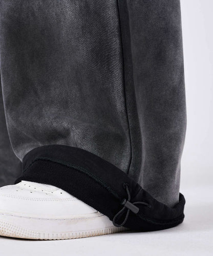 スタッズHOTFIXアップリケ刺繍パンツ