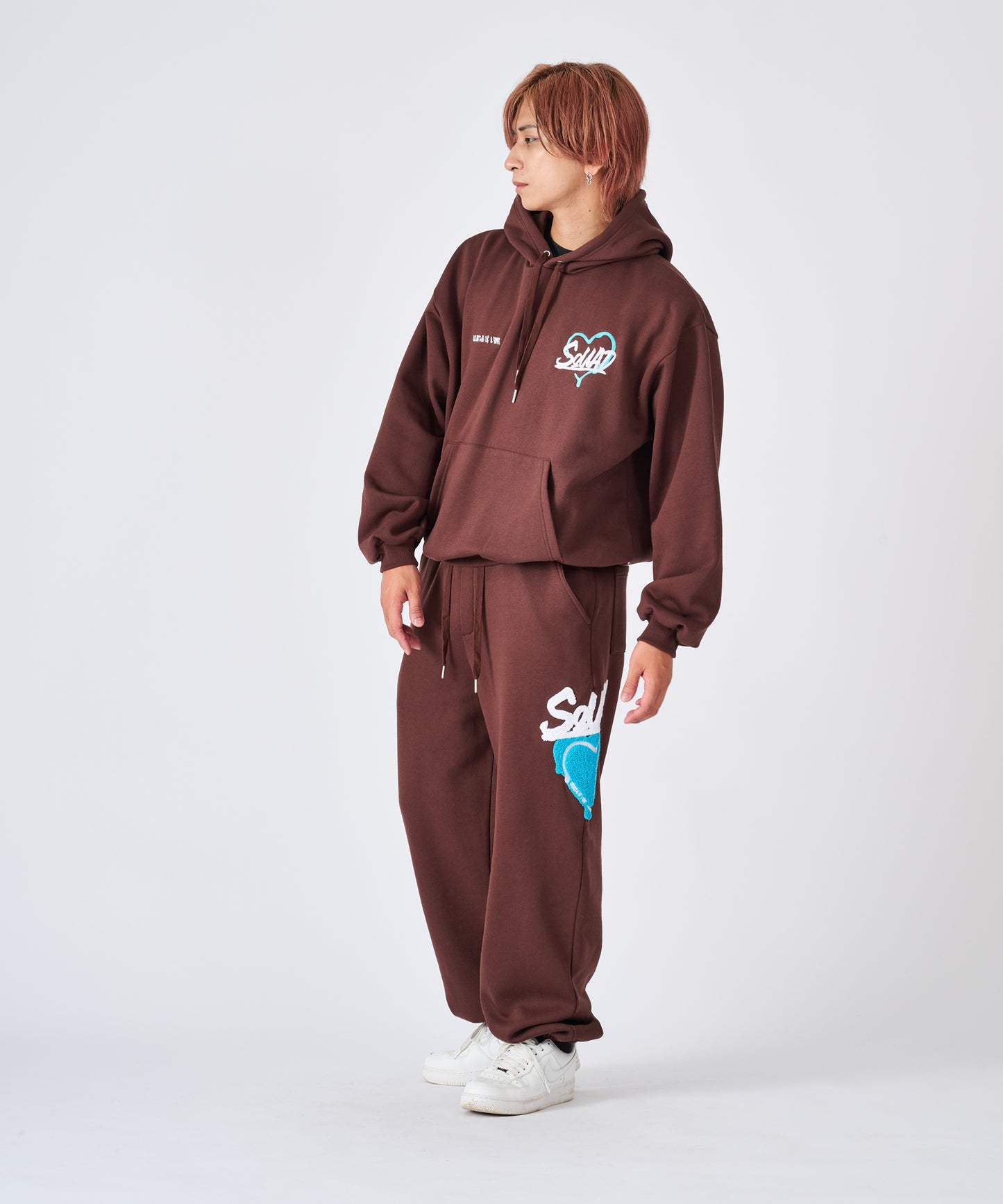 ハートサガラ刺繍セットアップ