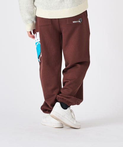 ハートサガラ刺繍パンツ