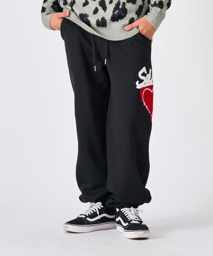 ハートサガラ刺繍パンツ