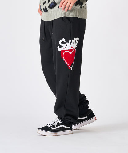 ハートサガラ刺繍パンツ