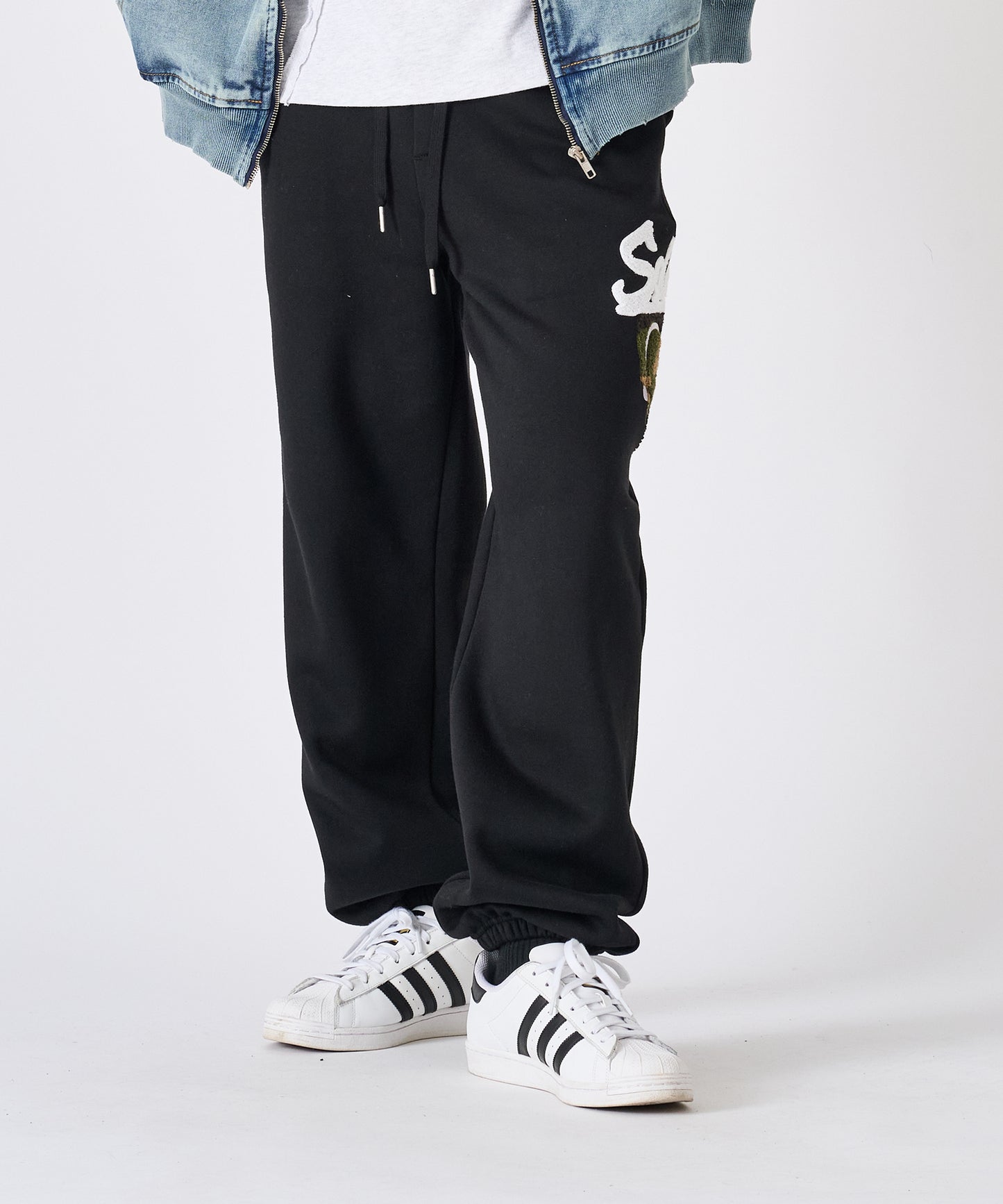 ハートサガラ刺繍パンツ