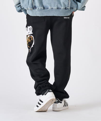 ハートサガラ刺繍パンツ