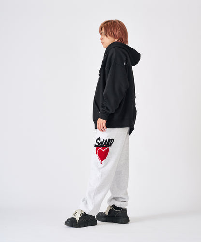 ハートサガラ刺繍パンツ