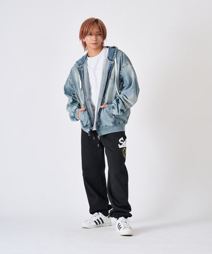 ハートサガラ刺繍パンツ