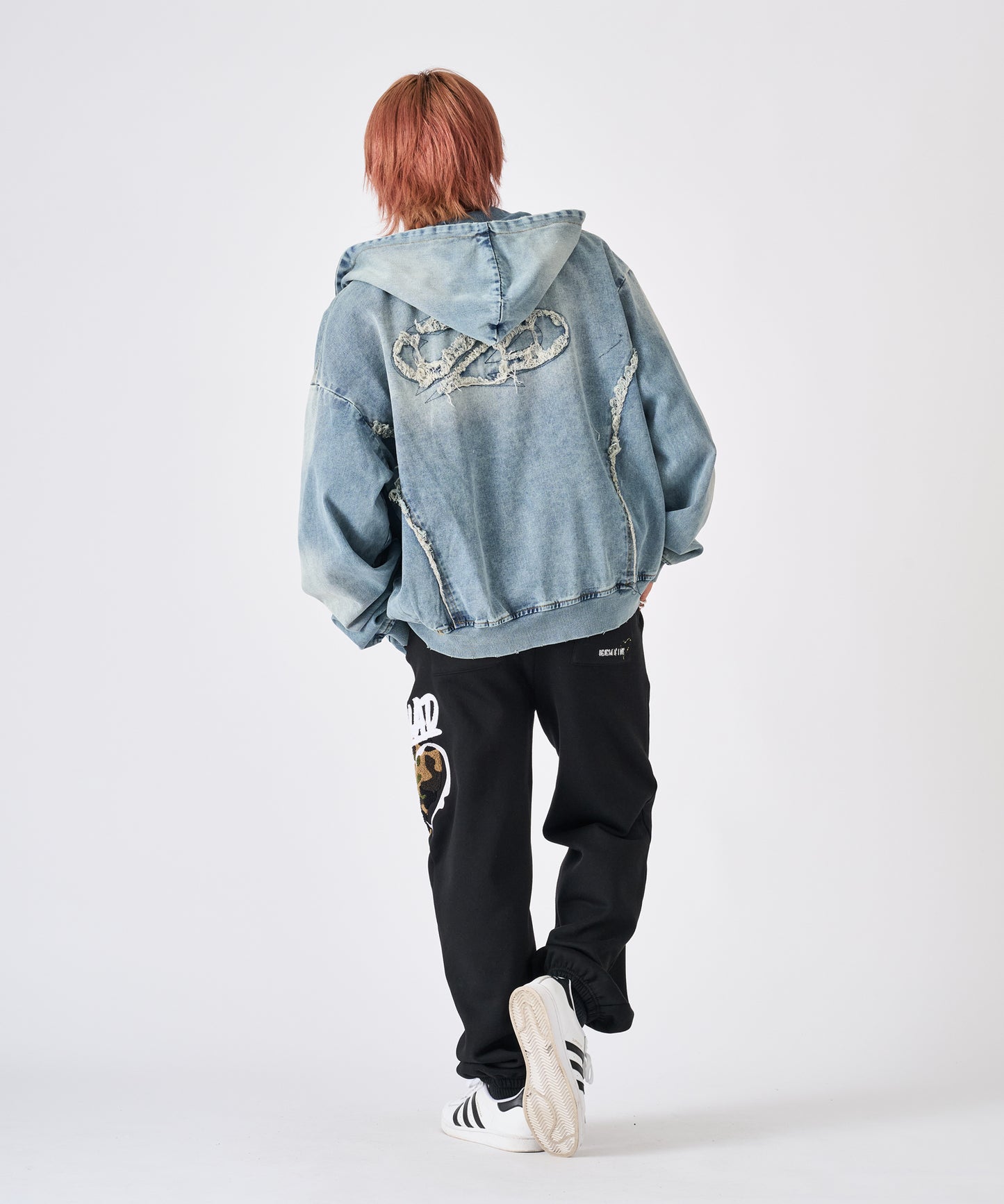 ハートサガラ刺繍パンツ