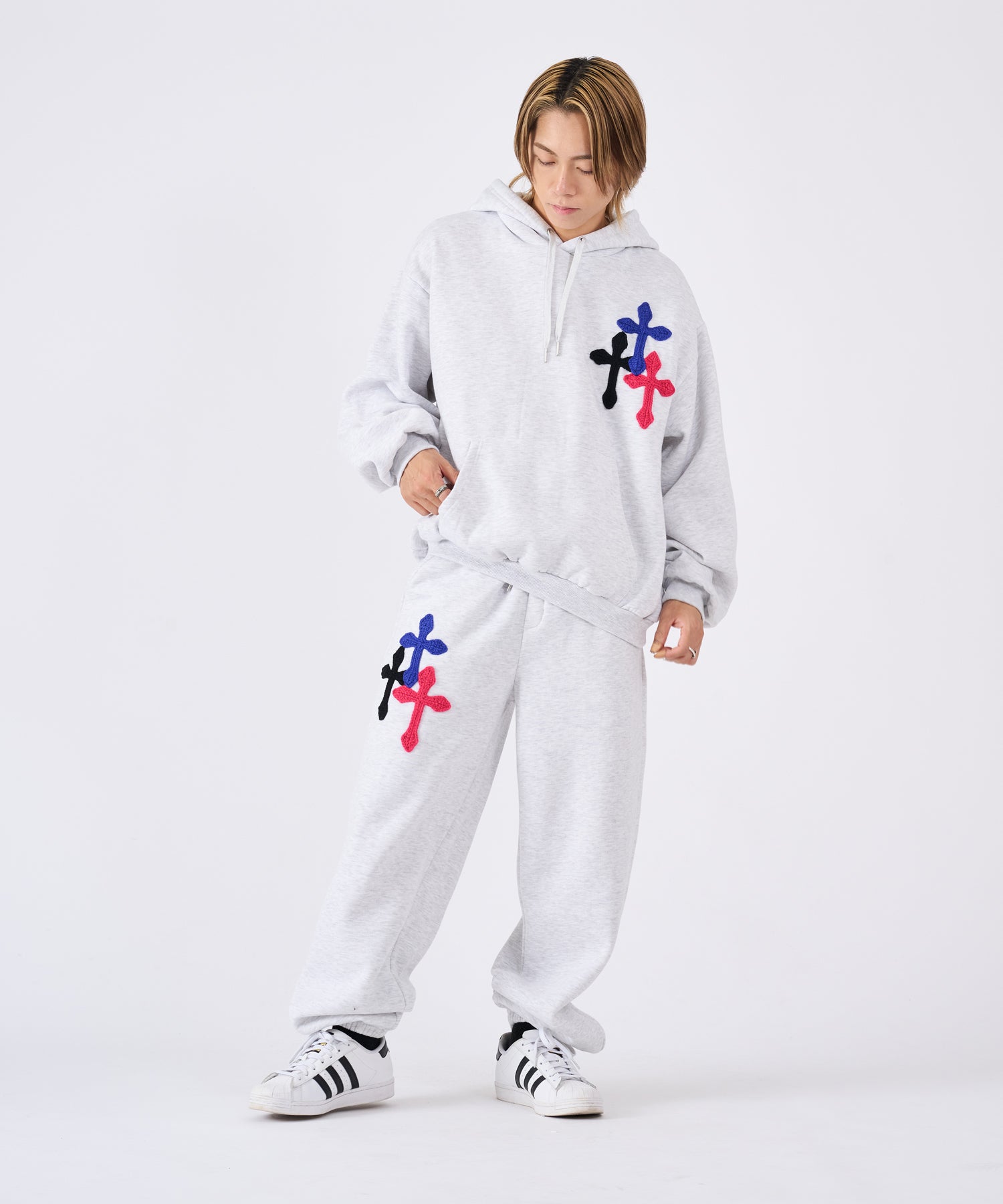 極太糸クロス刺繍セットアップ – REGIEVO