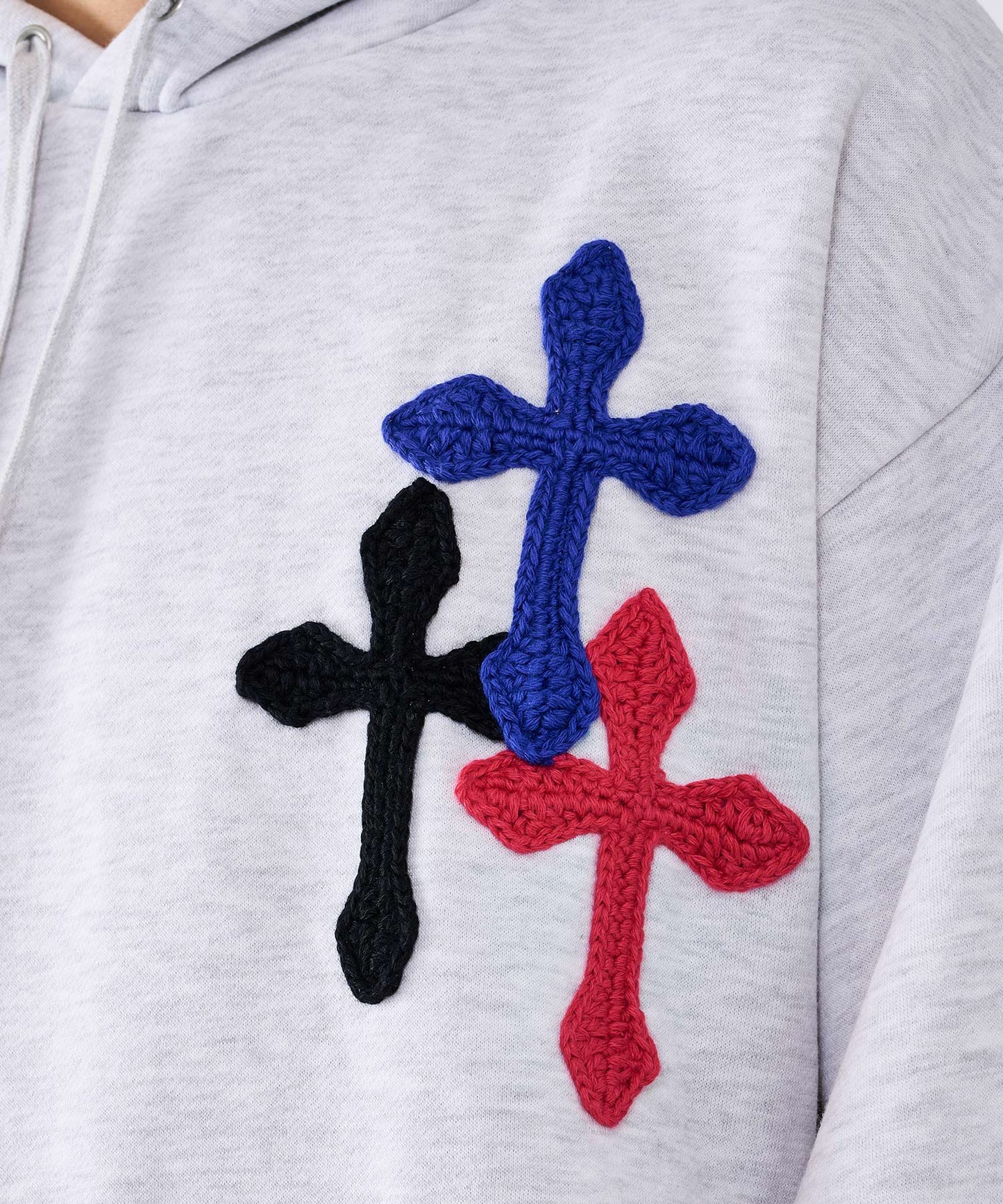 極太糸クロス刺繍セットアップ