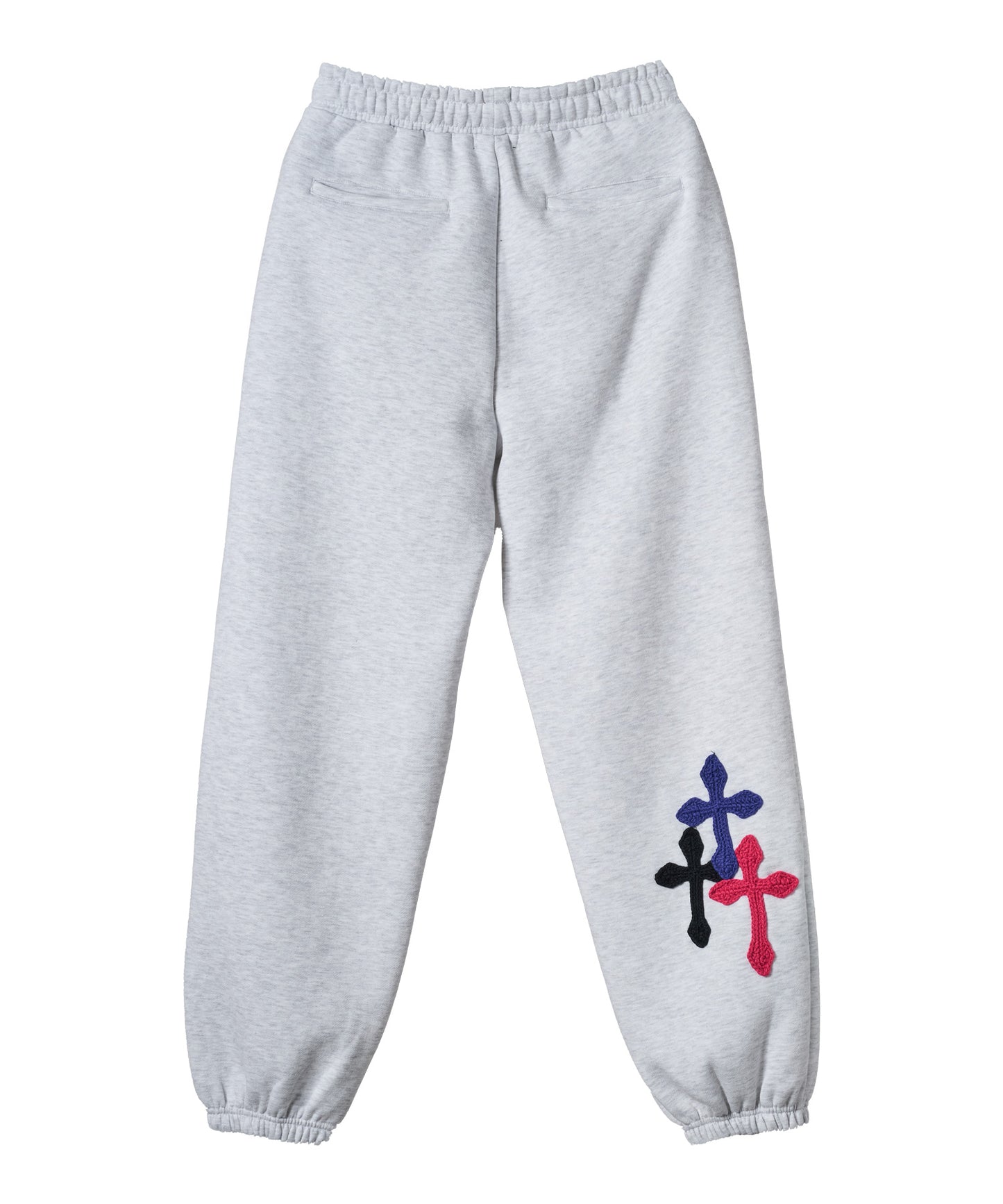 極太糸クロス刺繍スウェットパンツ