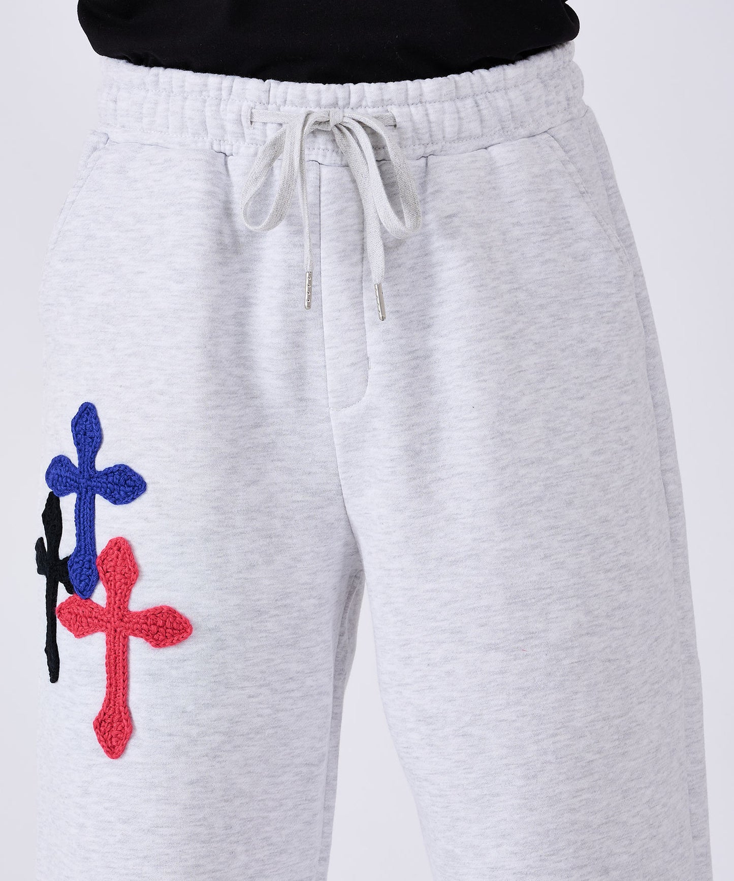 極太糸クロス刺繍セットアップ