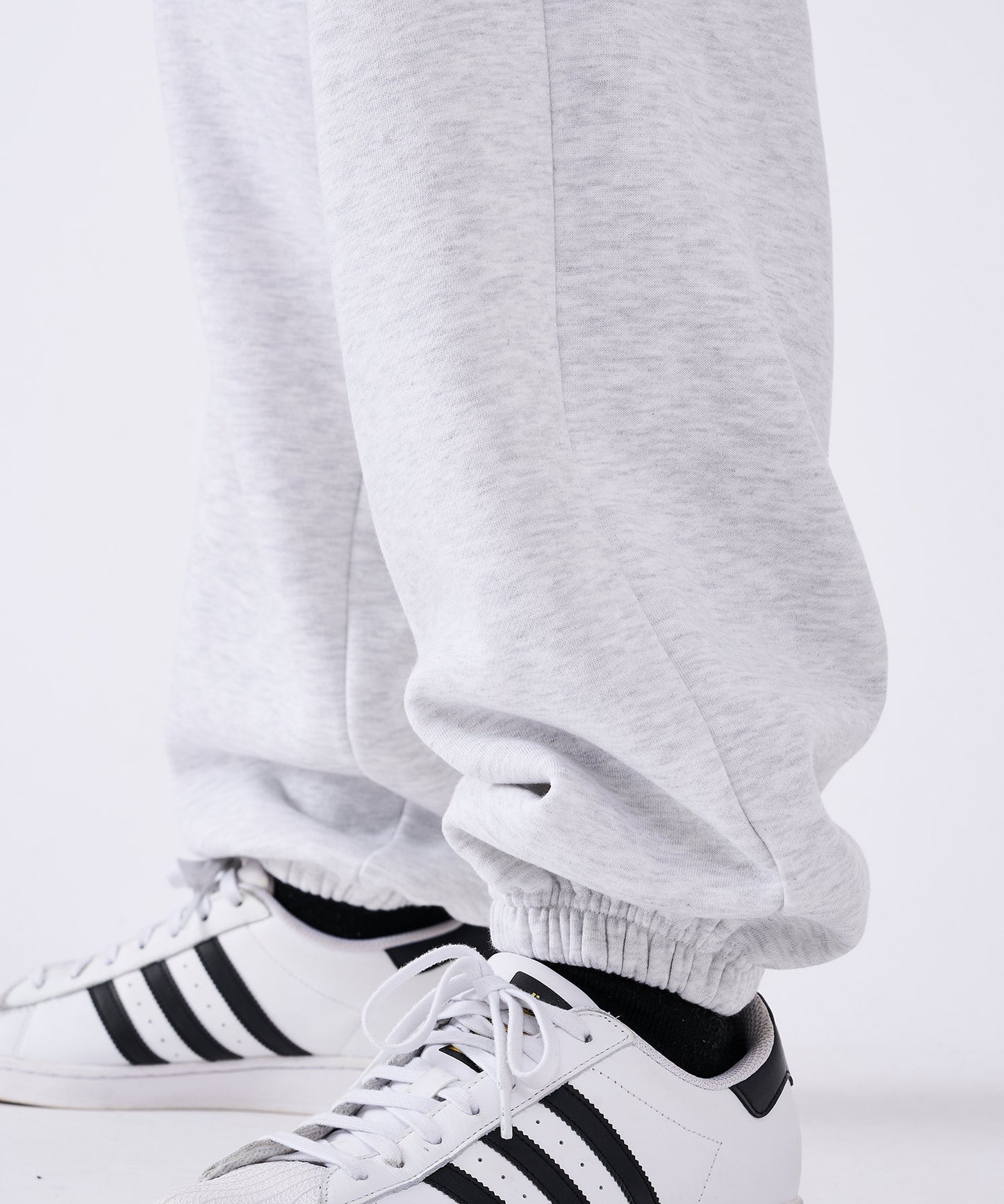 極太糸クロス刺繍スウェットパンツ