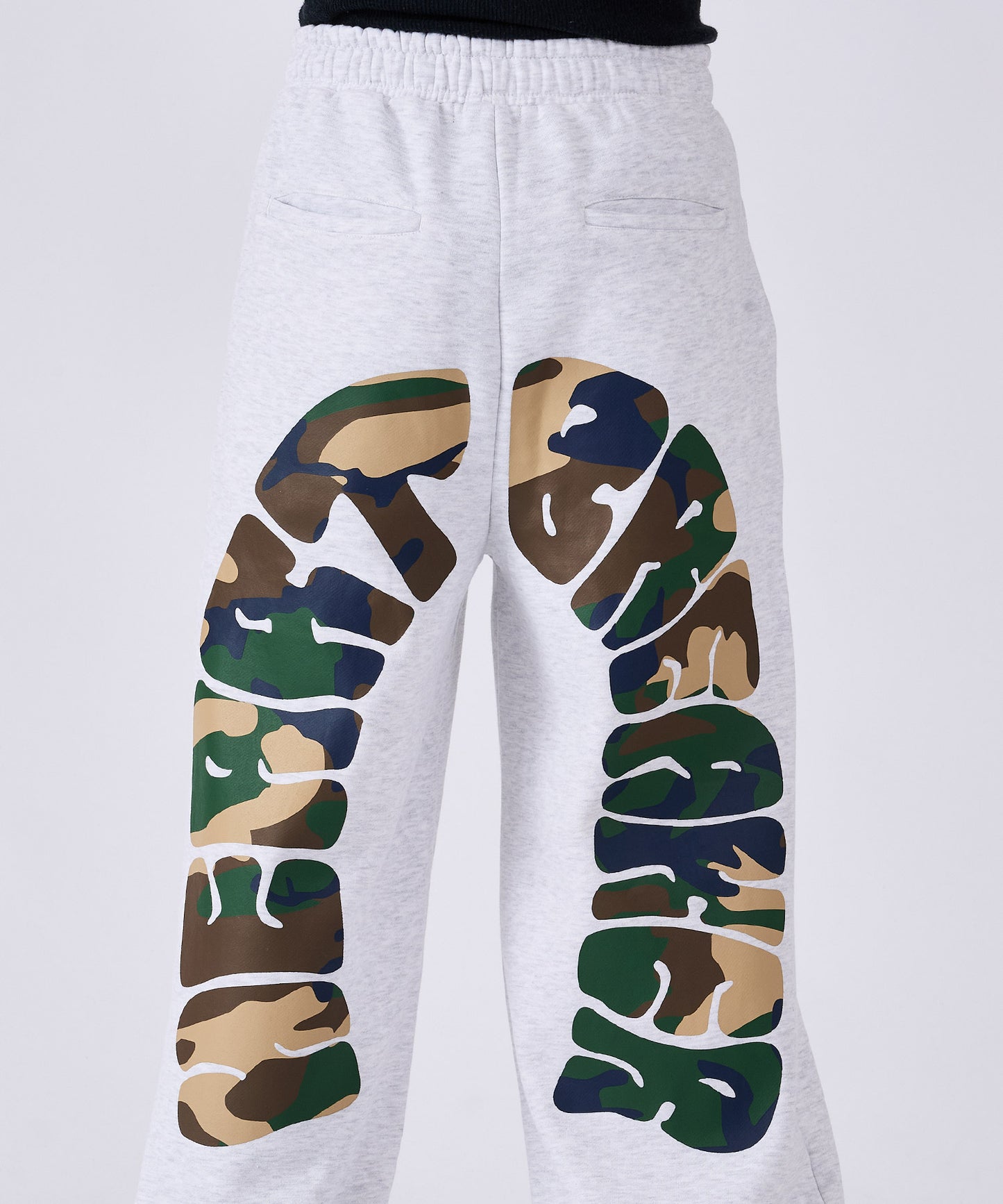 バックアーチプリントスウェットパンツ