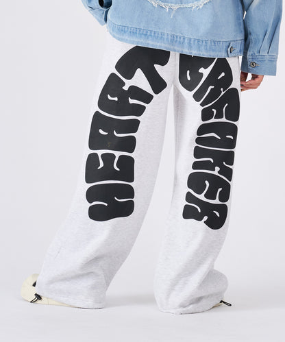 バックアーチプリントスウェットパンツ