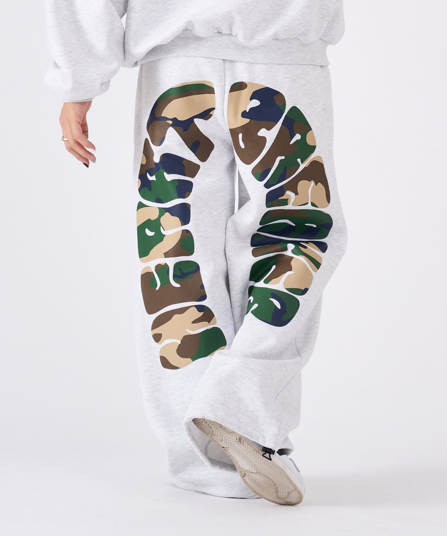 バックアーチプリントスウェットパンツ