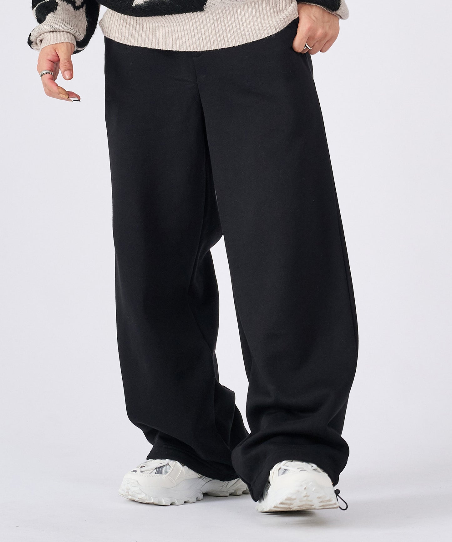 バックアーチプリントスウェットパンツ